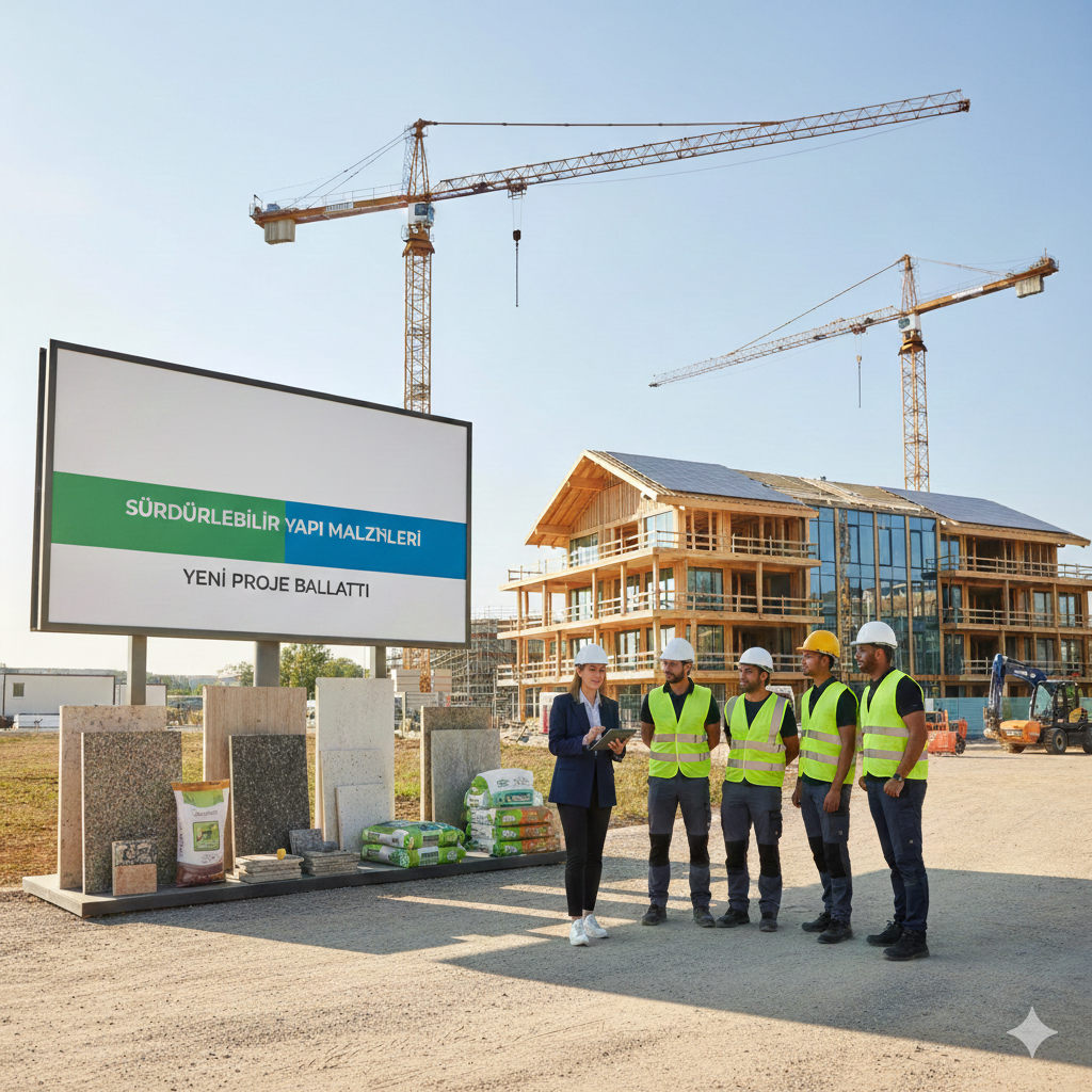 Oba Ticaret, Sürdürülebilir Yapı Malzemeleri İçin Yeni Proje Başlattı